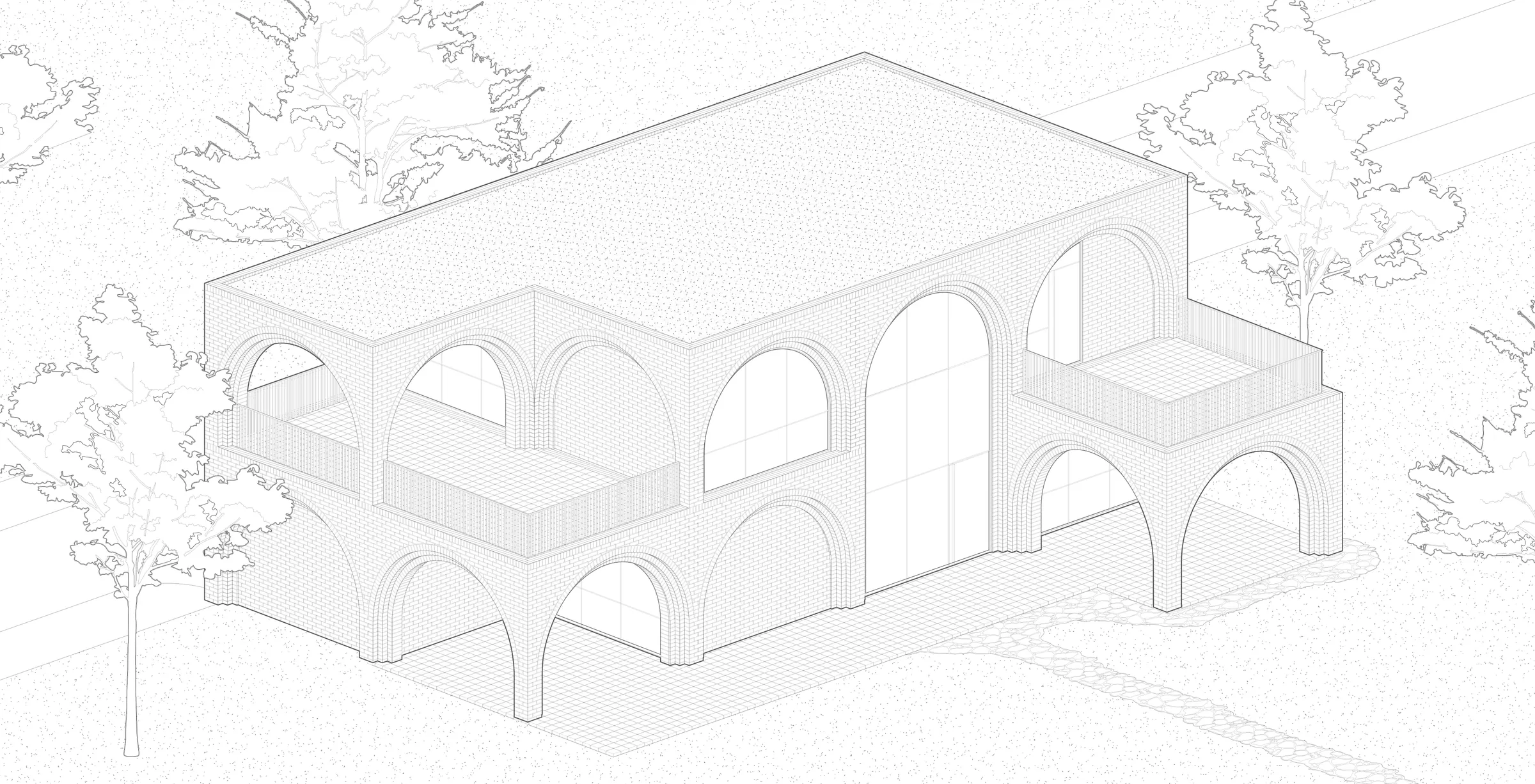 Brick House facade detail